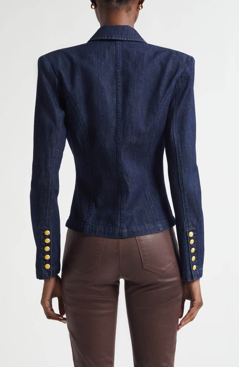 L'AGENCE Emerson Structure Denim Jacket, Alternate, color, Ardmore