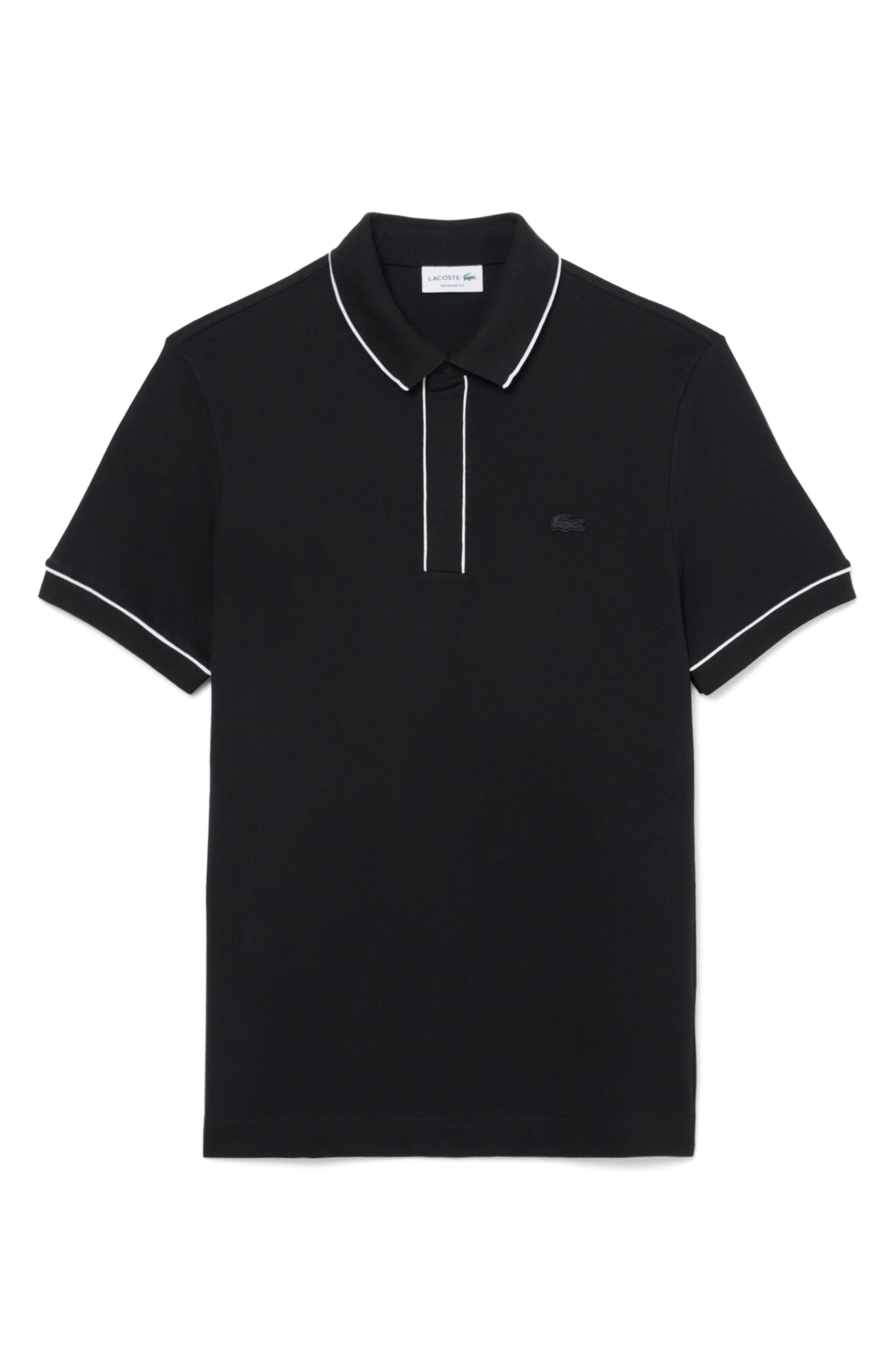 Lacoste Regular Fit Tipped Piqué Polo — фото 3