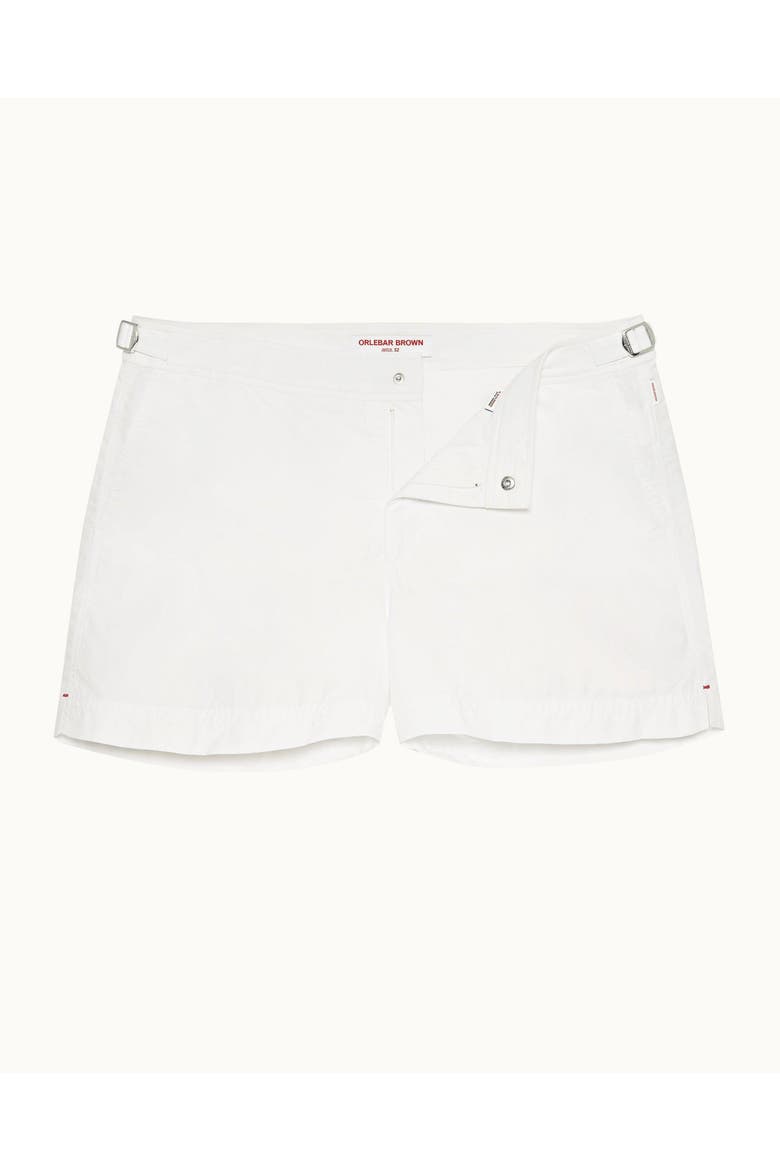 Springer Tailored-Fit Swim Shorts, Alternate, color, White