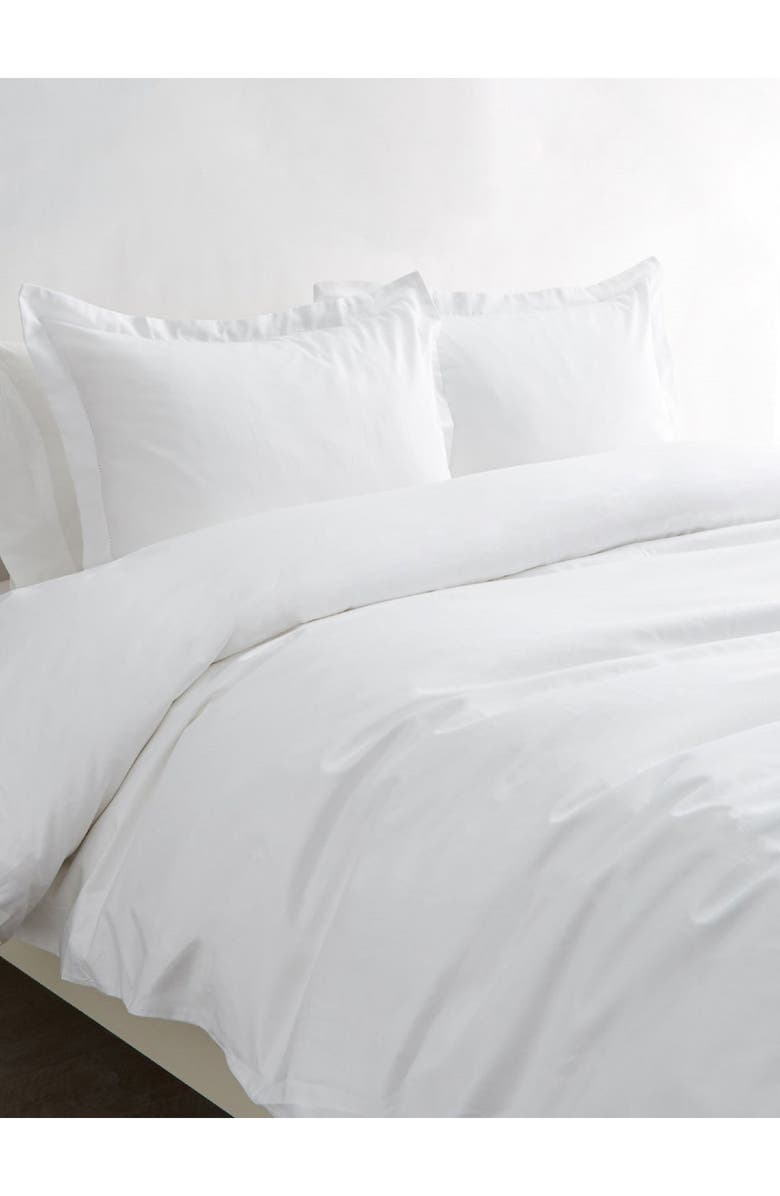 MELANGE HOME 500 Thread Count Egyptian Cotton Duvet Set, Alternate, color, White