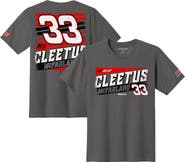NASCAR Men's Richard Childress Racing Team Collection Charcoal Cleetus McFarland T-Shirt