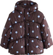 NEXT Kids' Polka Dot Puffer Coat