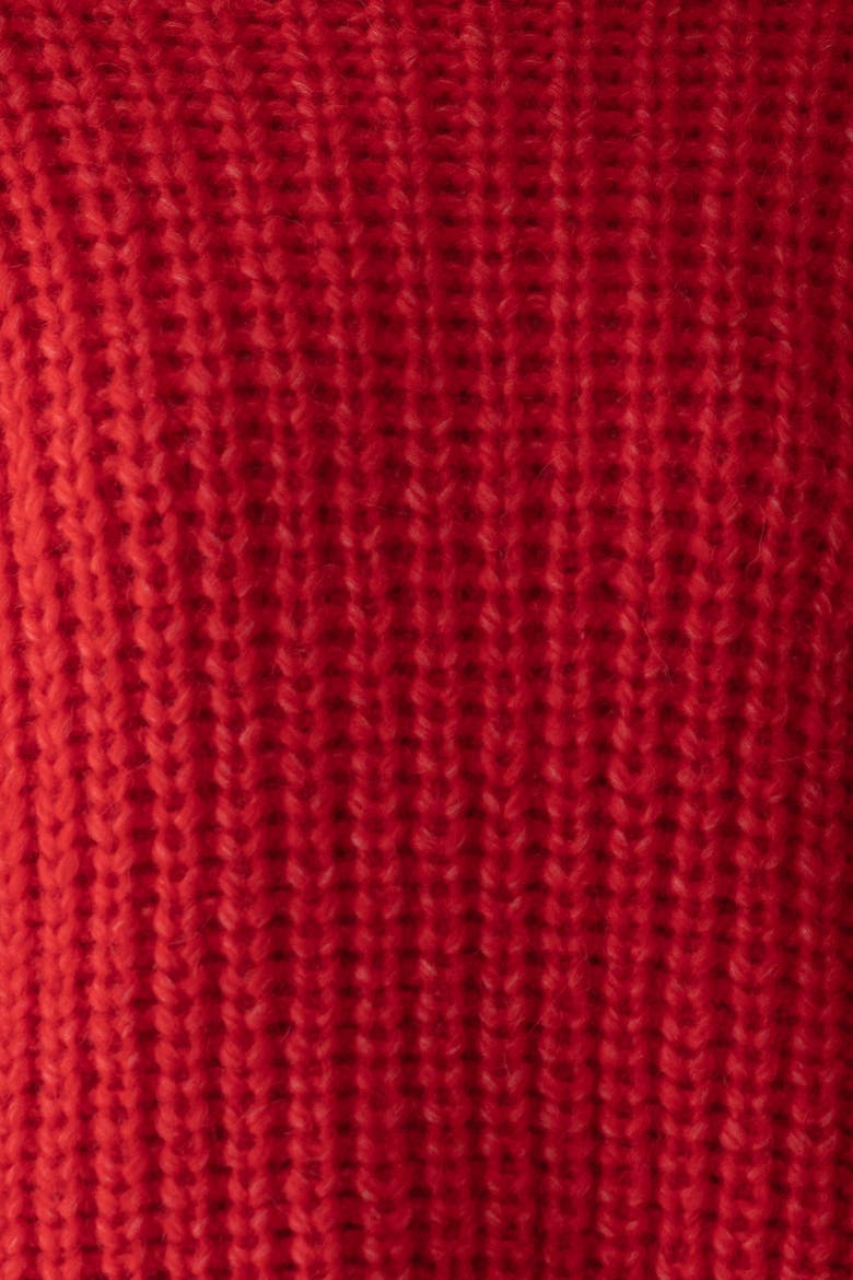 Sylvie Handknit Pullover, Alternate, color, SCARLETT