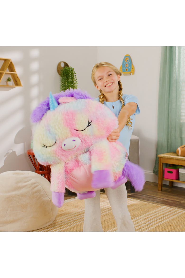 Rainbow Unicorn Pillow & Sleepy Sack Large, Alternate, color, Multicolored