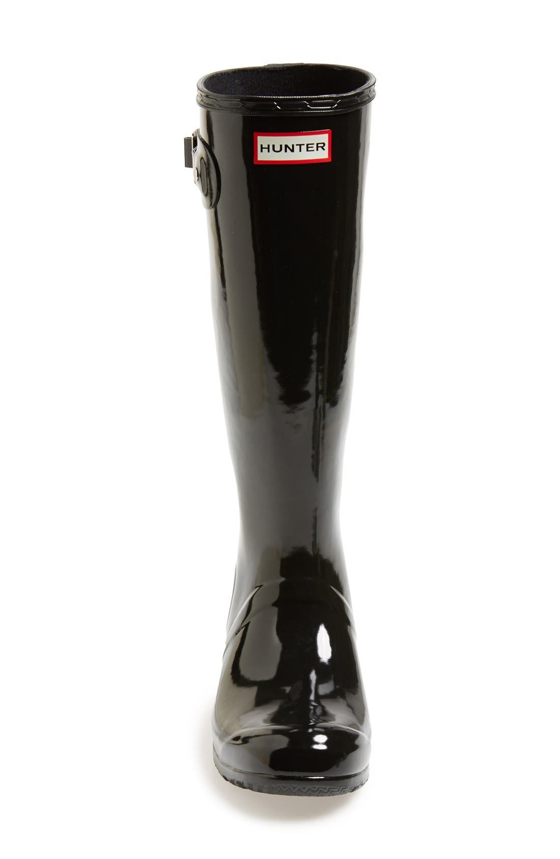 Hunter Original Tour Gloss Packable Rain Boot, Alternate, color, 