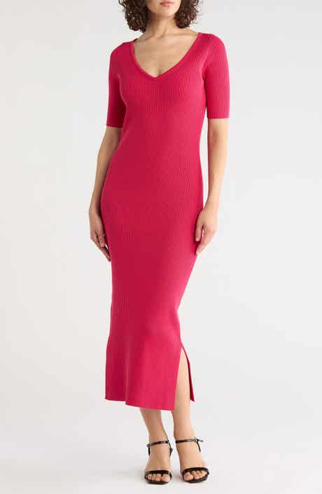 Ribbed Midi Dress