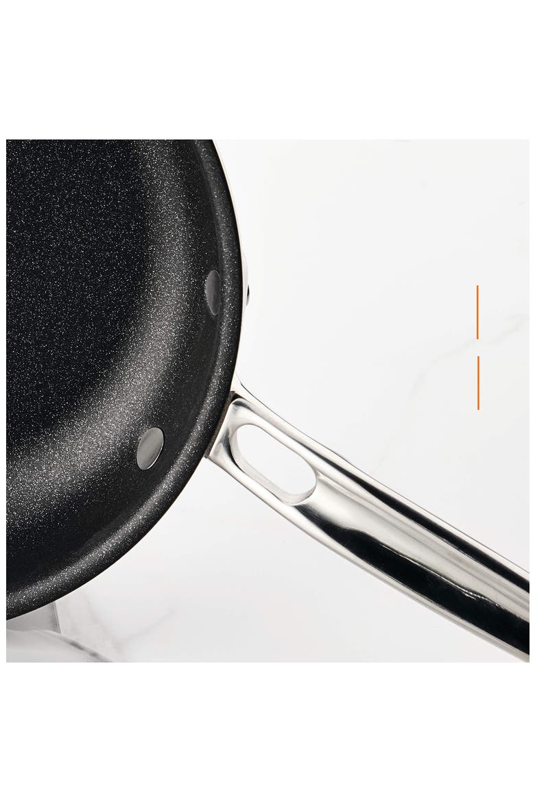 ProBond® Luxe Professional Clad Stainless Steel 8.5-Inch Nonstick Skillet, Alternate, color, NO COLOR