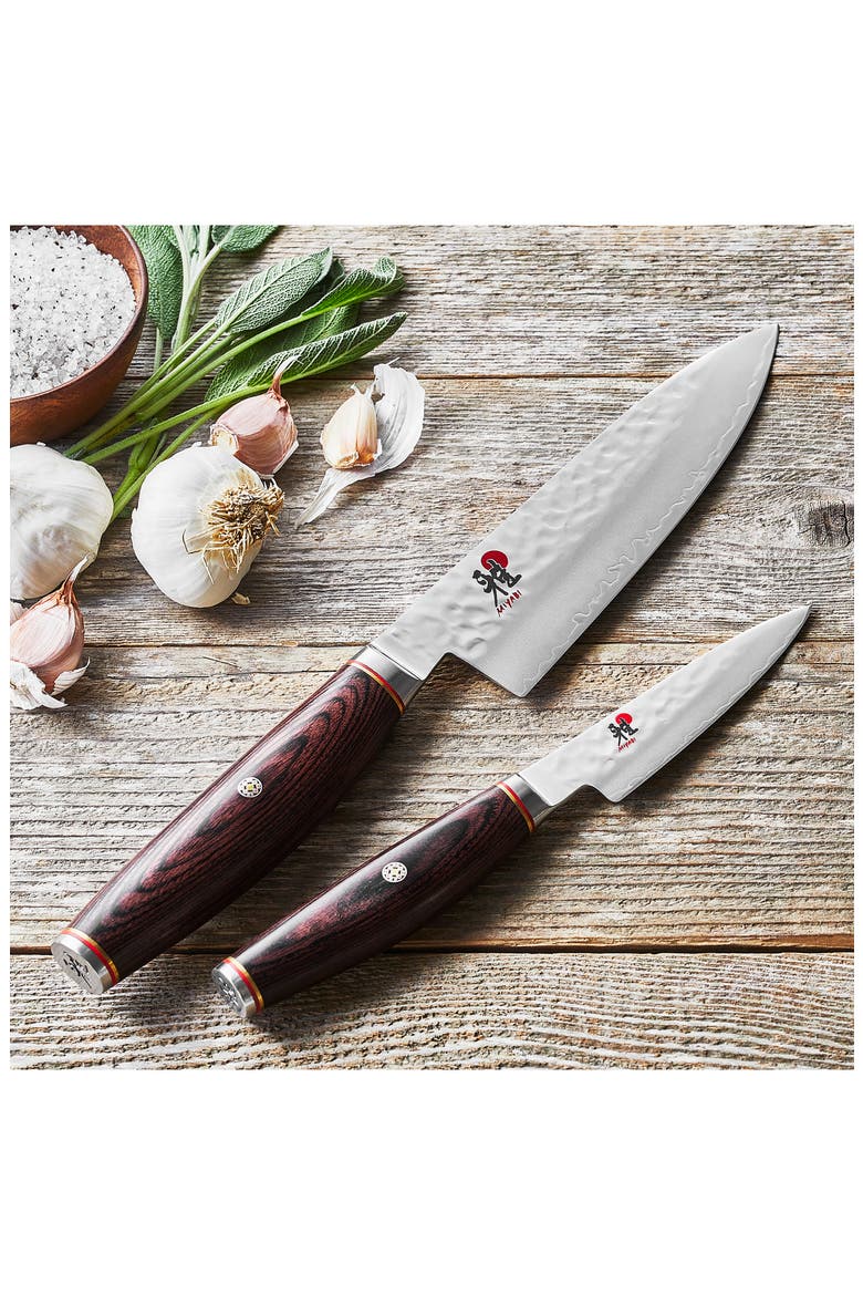 Aristan 2-Piece Knife Set, Alternate, color, SILVER