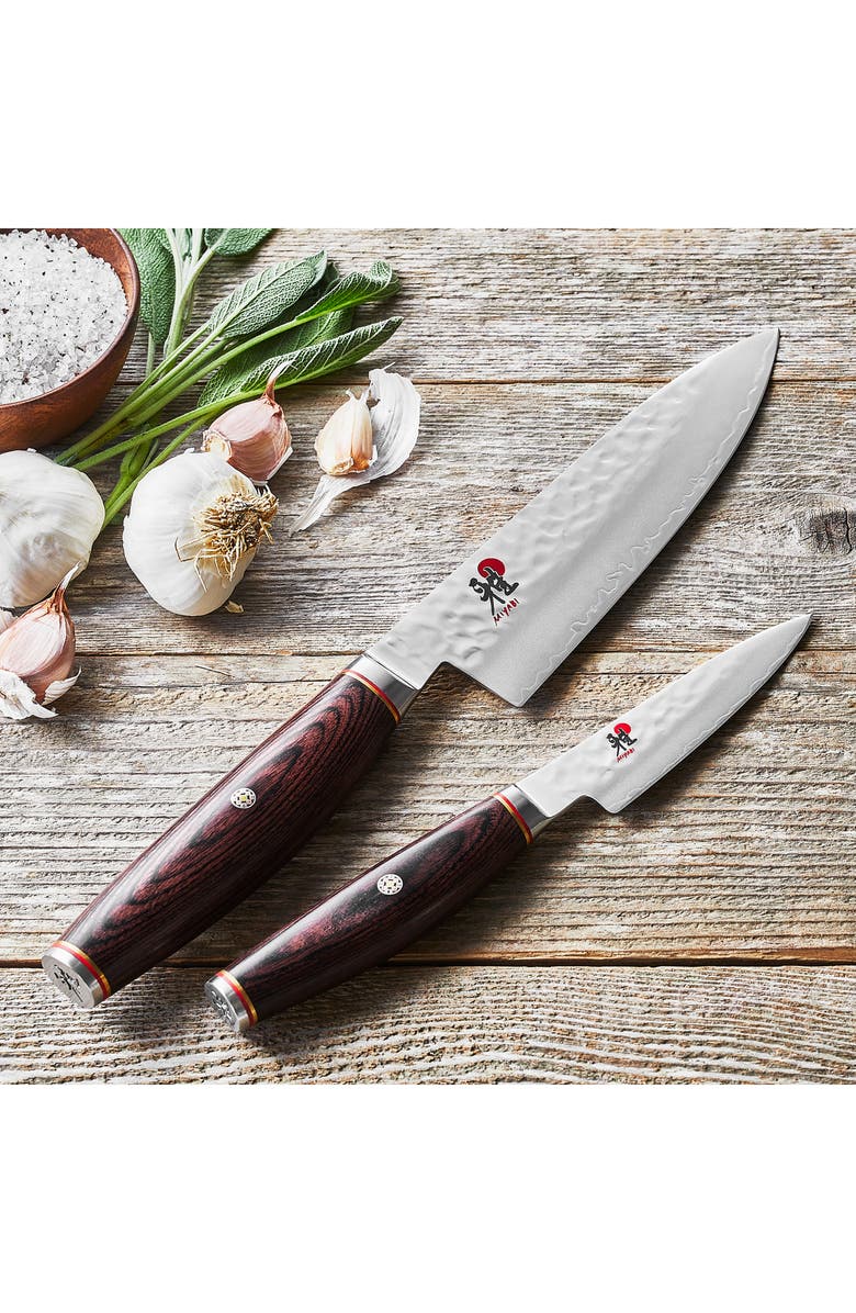 MIYABI Aristan 2-Piece Knife Set, Alternate, color, Silver