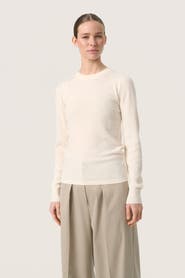 Soaked in Luxury SLSpina Slim Fit Crew Neck Pullover