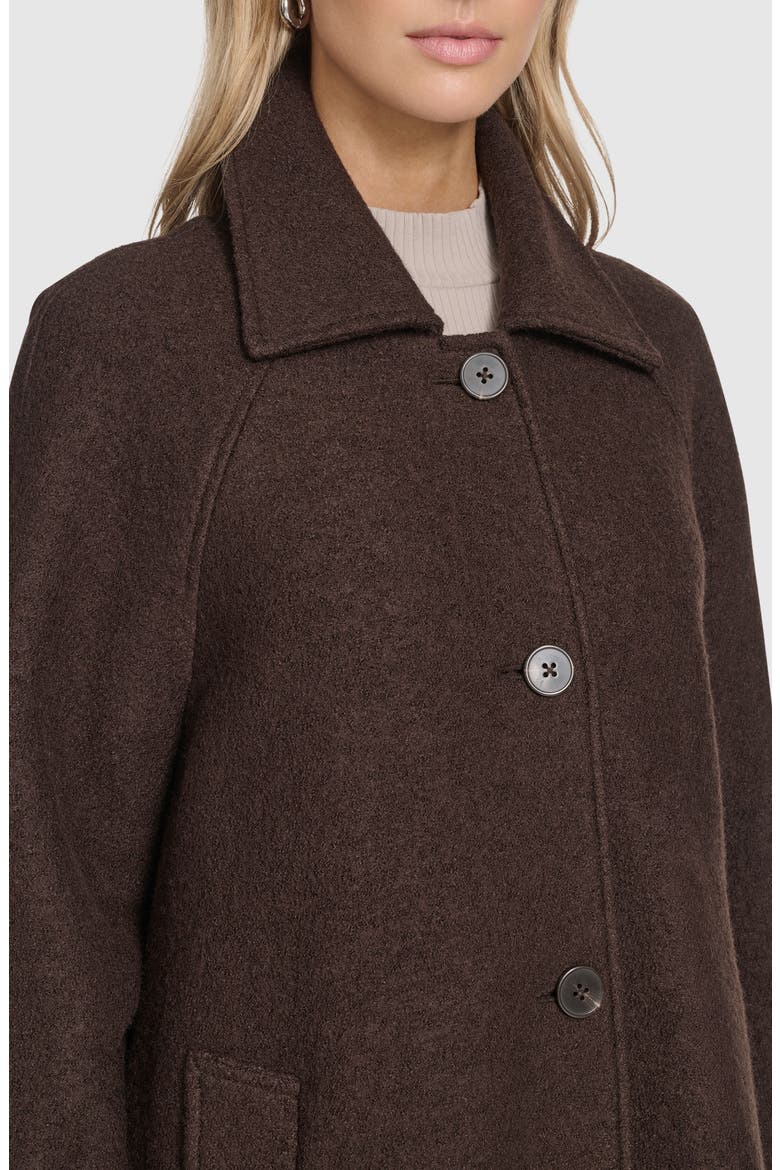 Jupiter Wool Blend Balmacaan, Alternate, color, UMBER