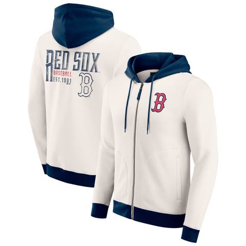 Men's Darius Rucker Collection by Fanatics  Cream Boston Red Sox Polar Fleece Full-Zip Hoodie