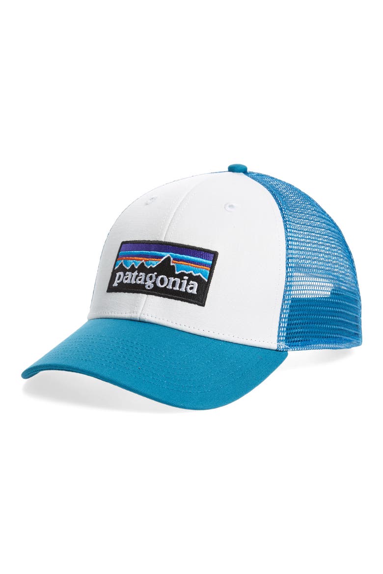 PG - Lo Pro Trucker Hat, Main, color, WHITE/ FILTER BLUE