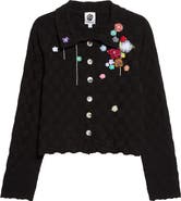 YanYan Floral Check Organic Cotton Shrunken Jacket