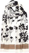 Echo Scribble Floral Silk Oblong