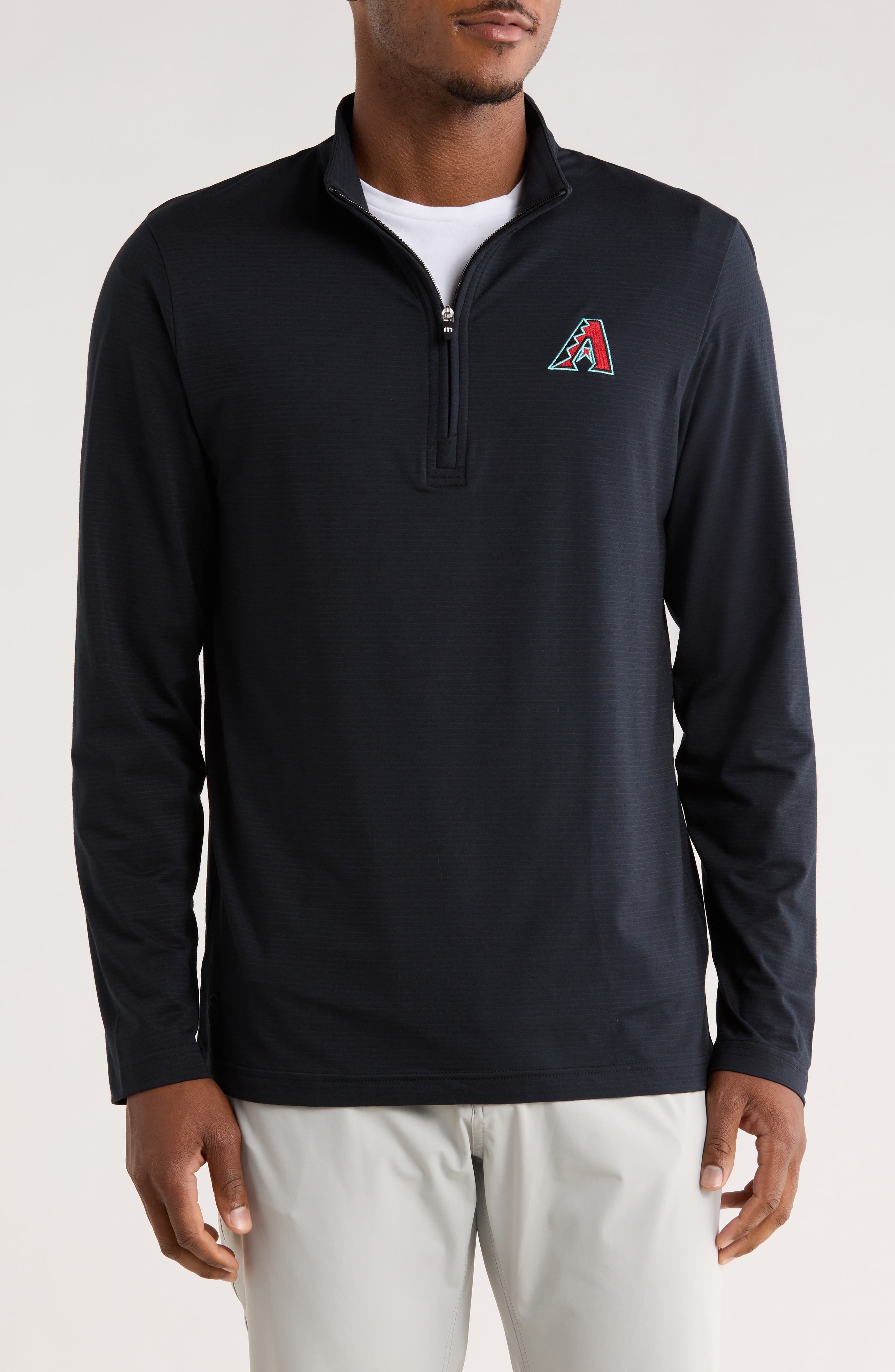 TravisMathew The Heater Arizona Diamondbacks Quarter Zip Pullover