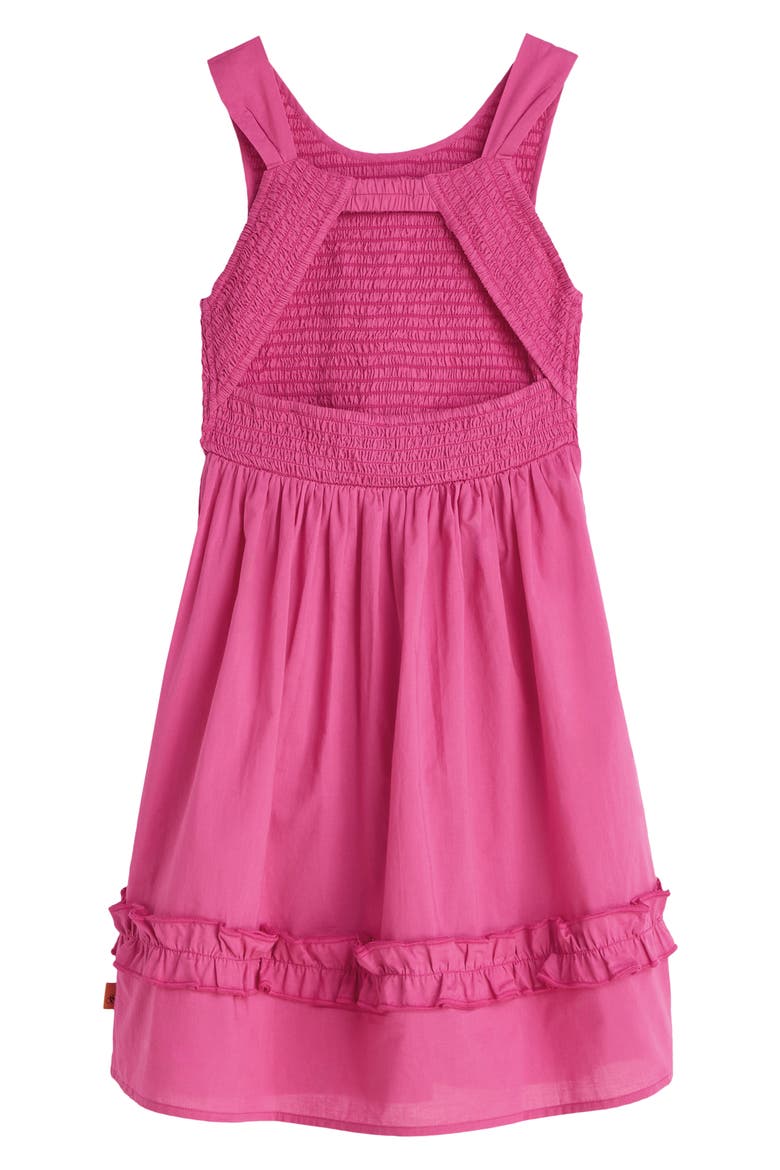 Kids' Smocked Cotton Dress, Alternate, color, ROSE VIOLET