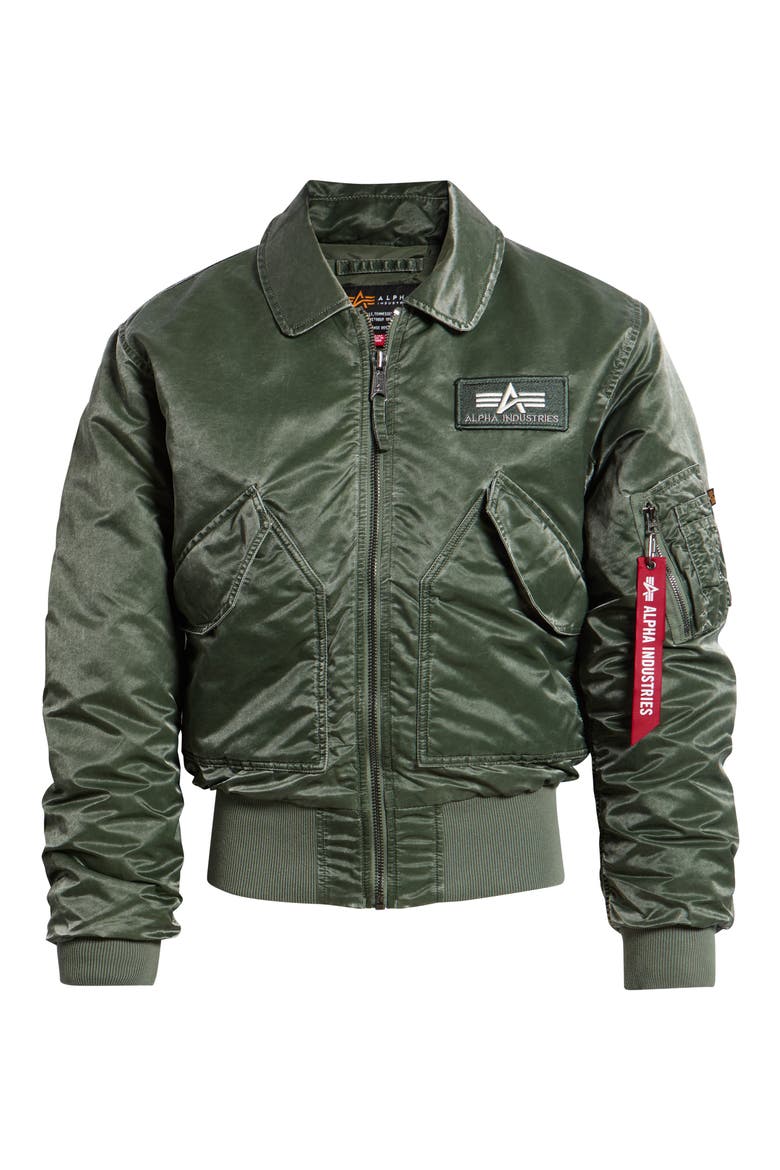 CWU 45/P Heritage Bomber Jacket, Main, color, DEEP FOREST