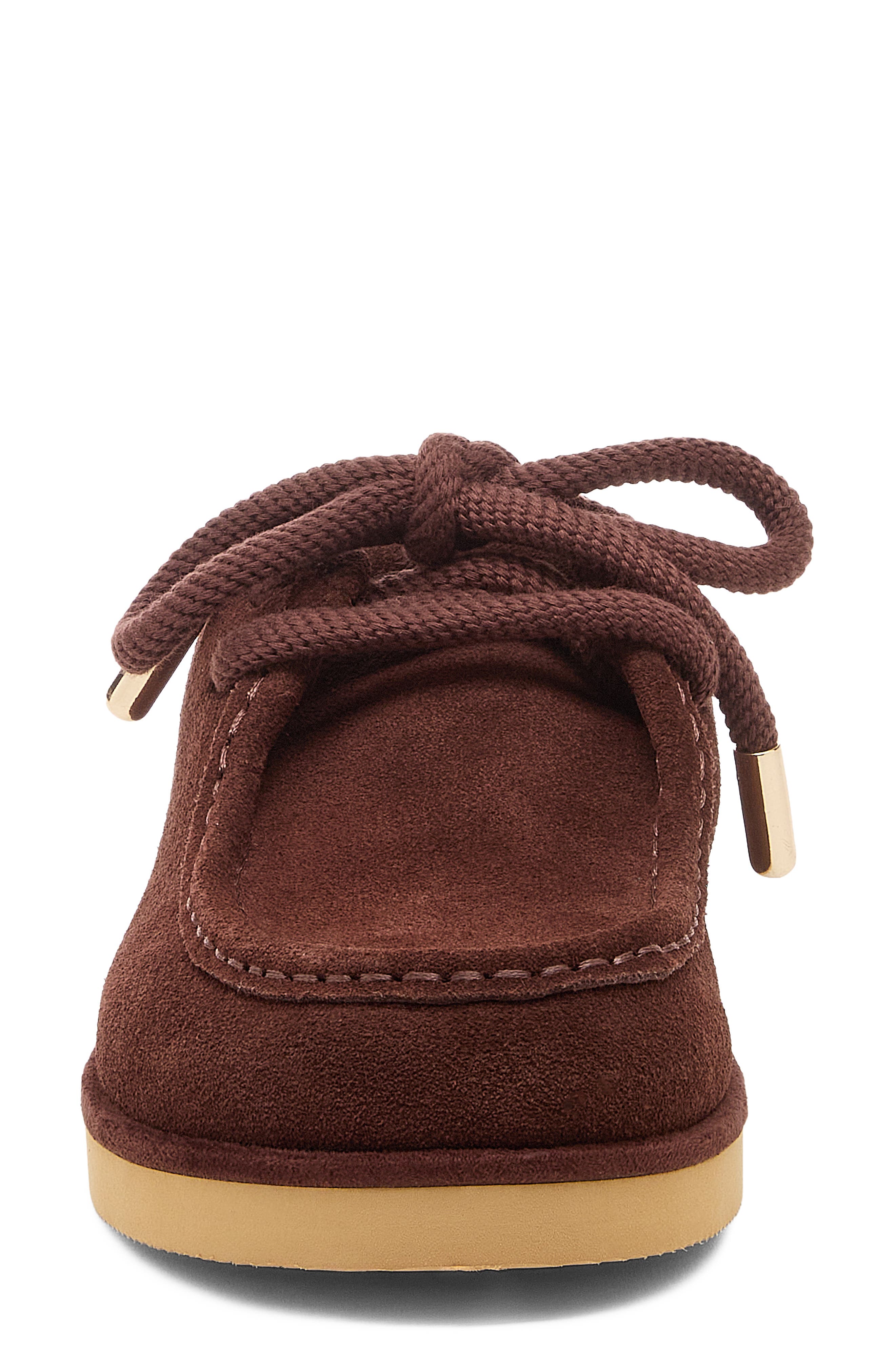 Stormy Lace-Up Clog, Alternate, color, WARM BROWN