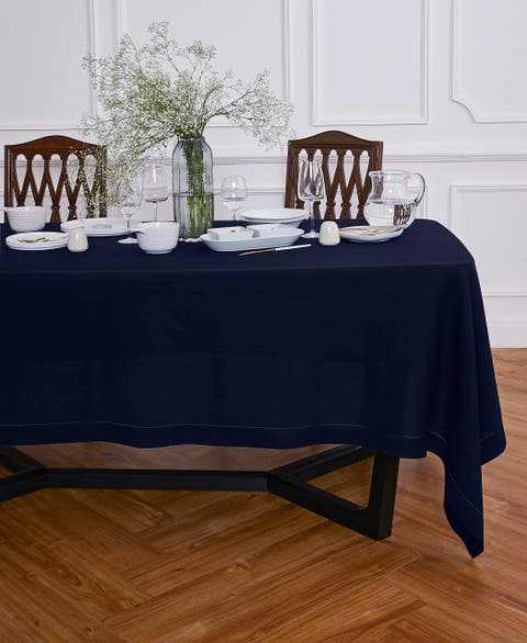 Linen Tablecloth - Sonoma Hemstitch