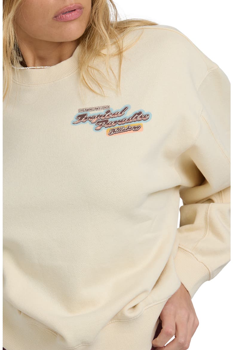 Raise Blaze Kendal Crewneck Sweatshirt, Alternate, color, WHITE CAP