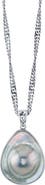 The Pearl Source White Akoya Mabe Skyler Pendant