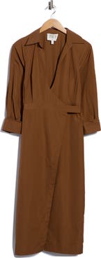 TWP The Walkaway Wrap Midi Dress
