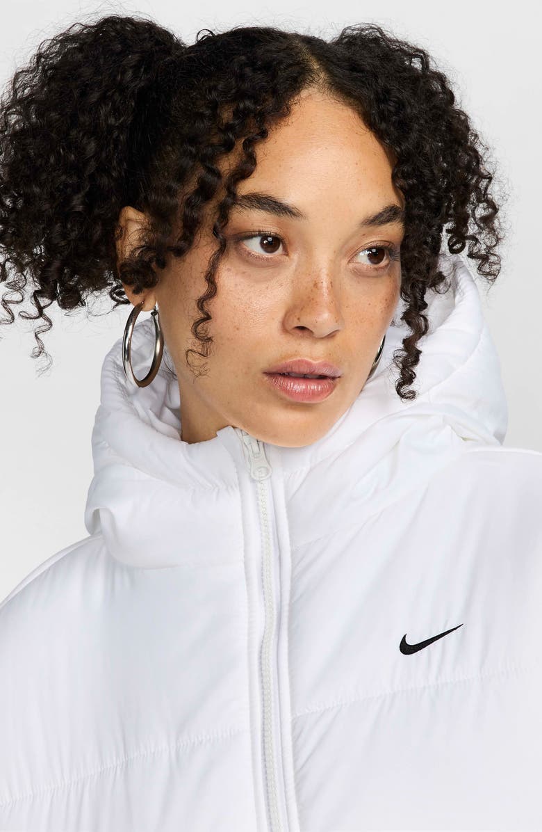 Nike Sportswear Therma-FIT Classic Puffer Jacket, Alternate, color, White/ Black