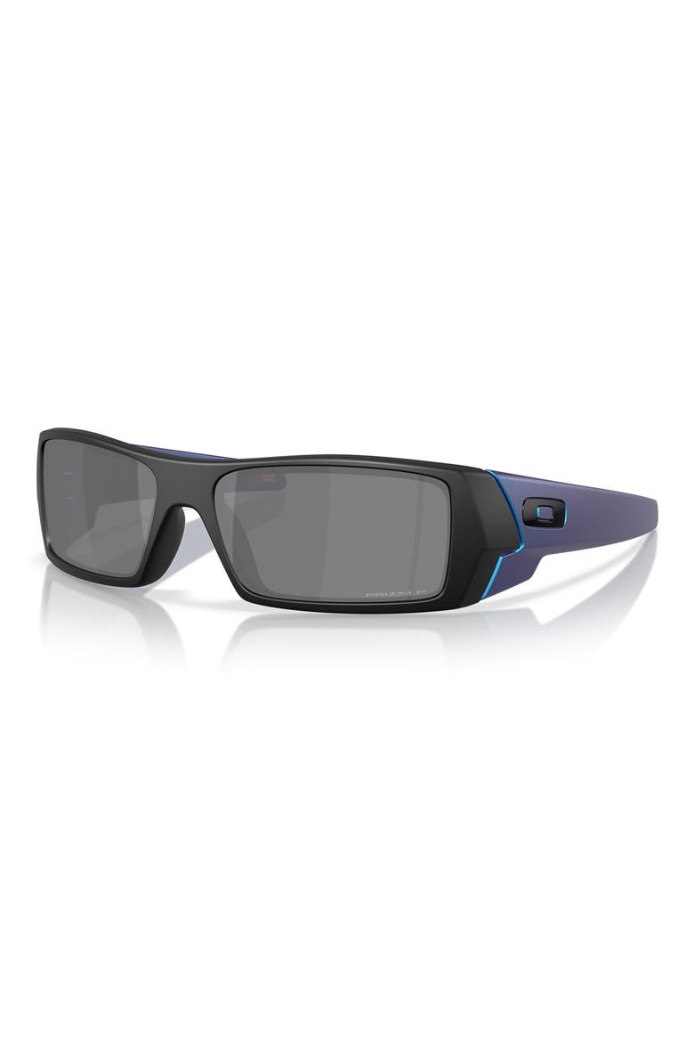 Gascan 60mm Polarized Rectangular Sunglasses, Alternate, color, MATTE BLACK