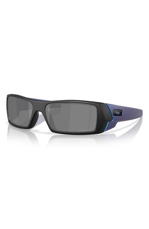 Oakley Gascan 60mm Polarized Rectangular Sunglasses In Matte Black