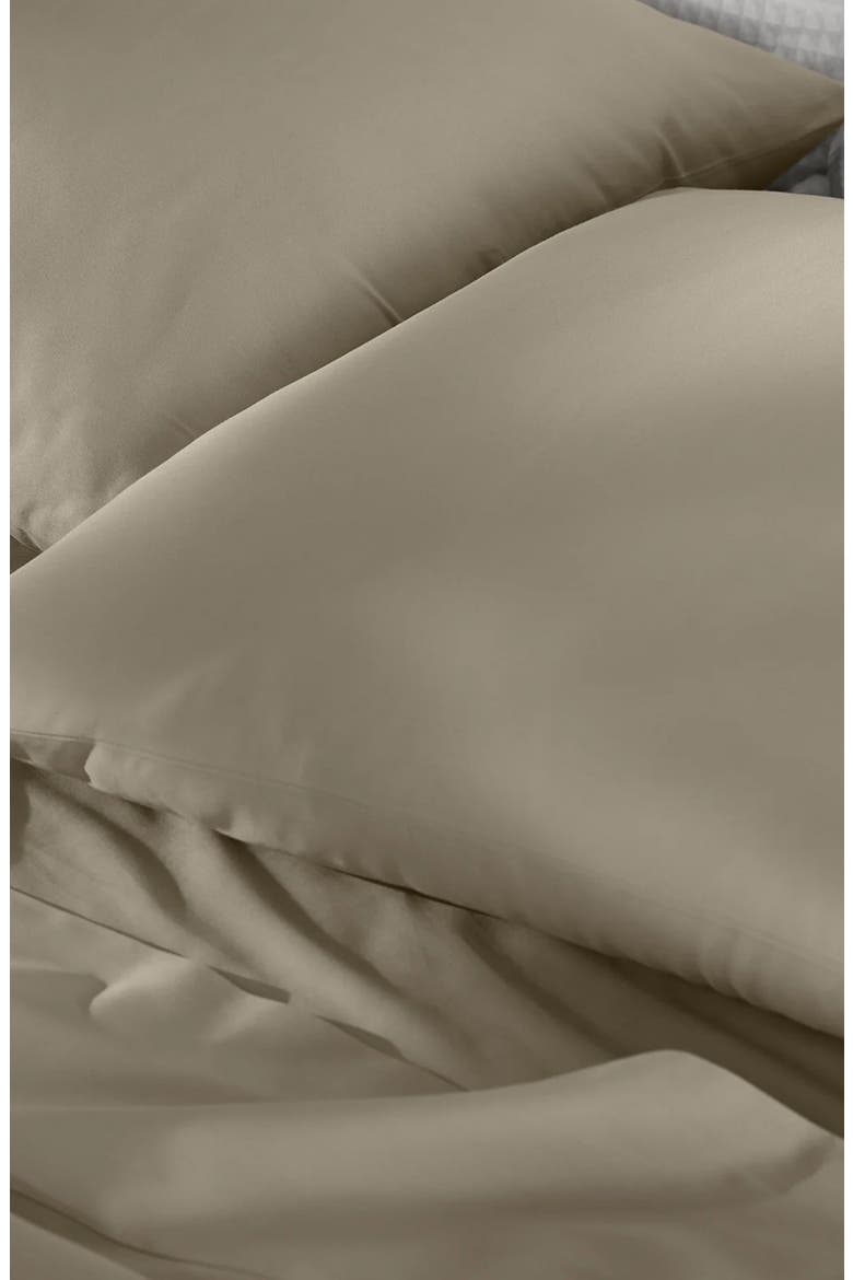 Set of 2 Percale Hemmed Pillowcases, Alternate, color, OAK