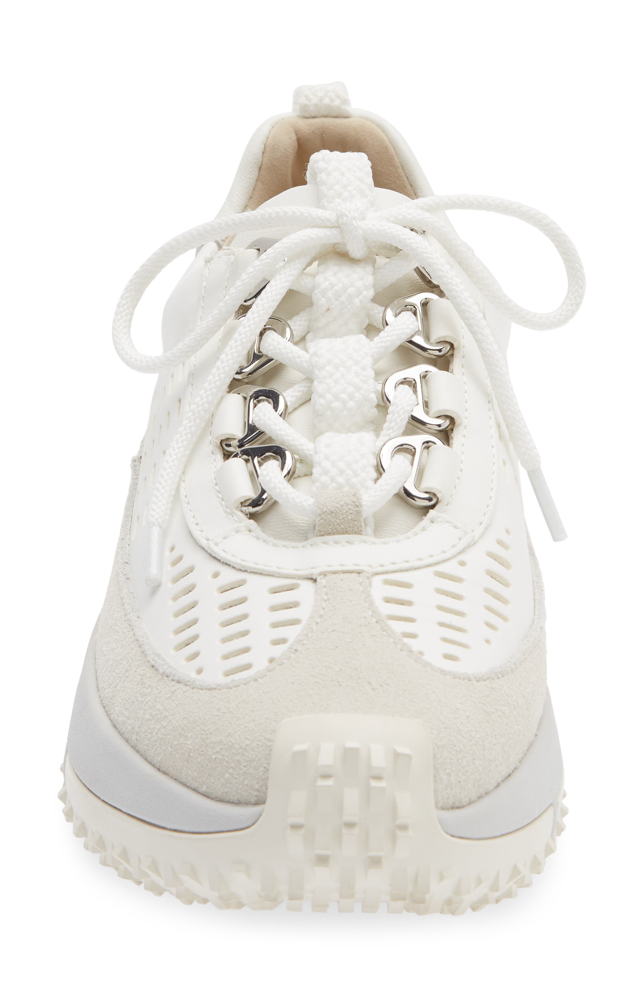 4CCCCEES Kapok Pinto Platform Sneaker, Alternate, color, White