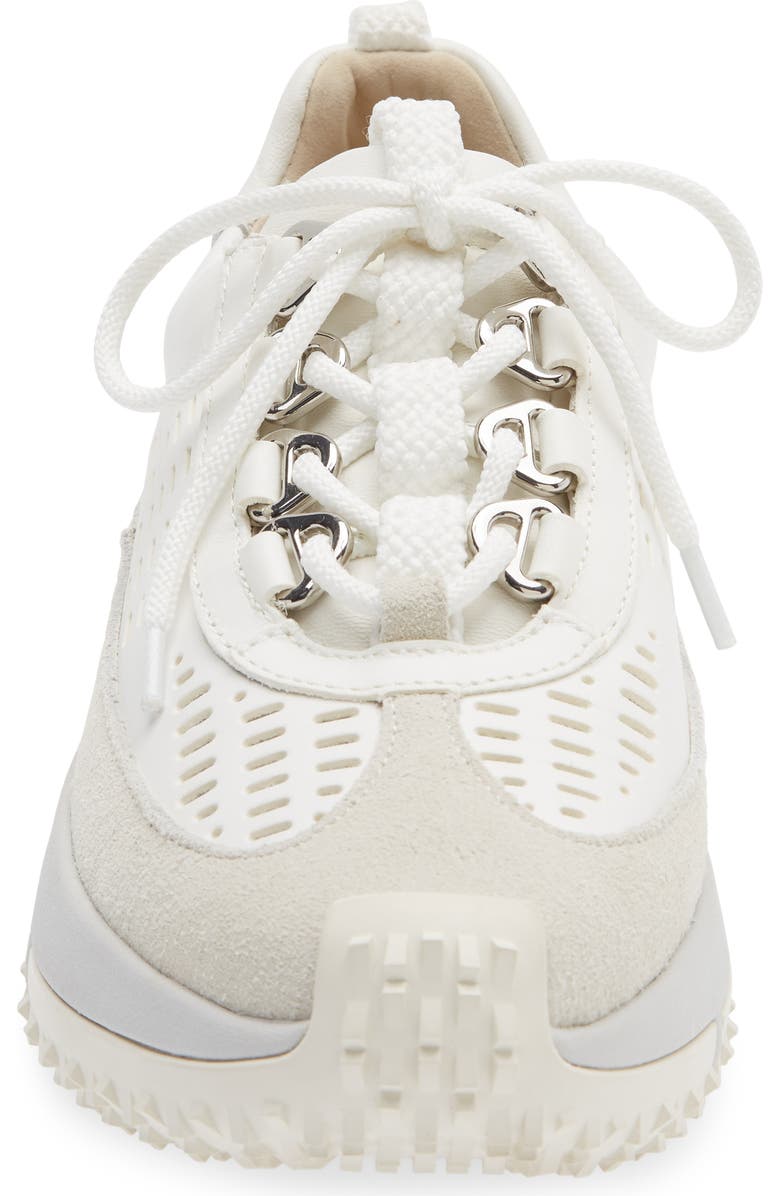 4CCCCEES Kapok Pinto Platform Sneaker, Alternate, color, White