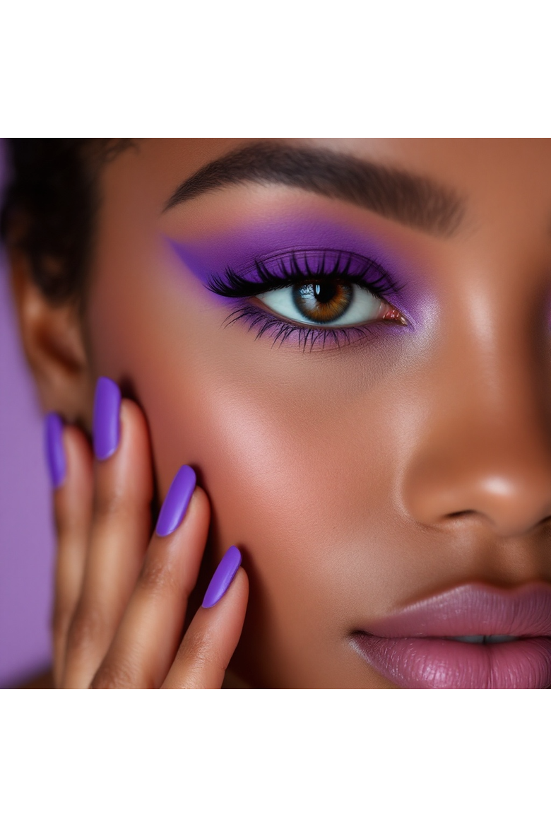 UV Paint Liners Cotton Candy, Alternate, color, Purple Reign