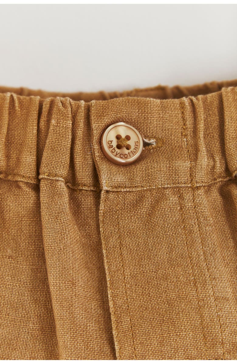 Babycottons Premium Cotton Manu Bermuda for Infant, Alternate, color, Camel