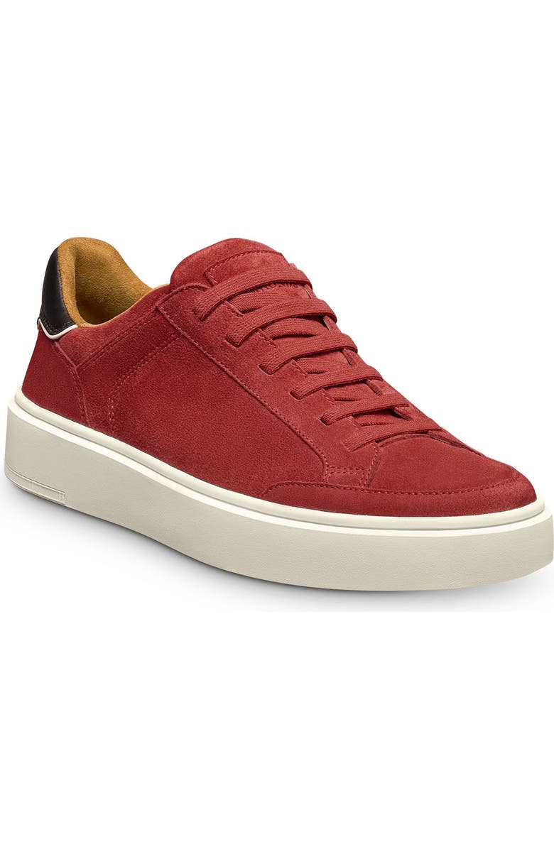 Allen Edmonds Oliver Sneaker, Main, color, True Red