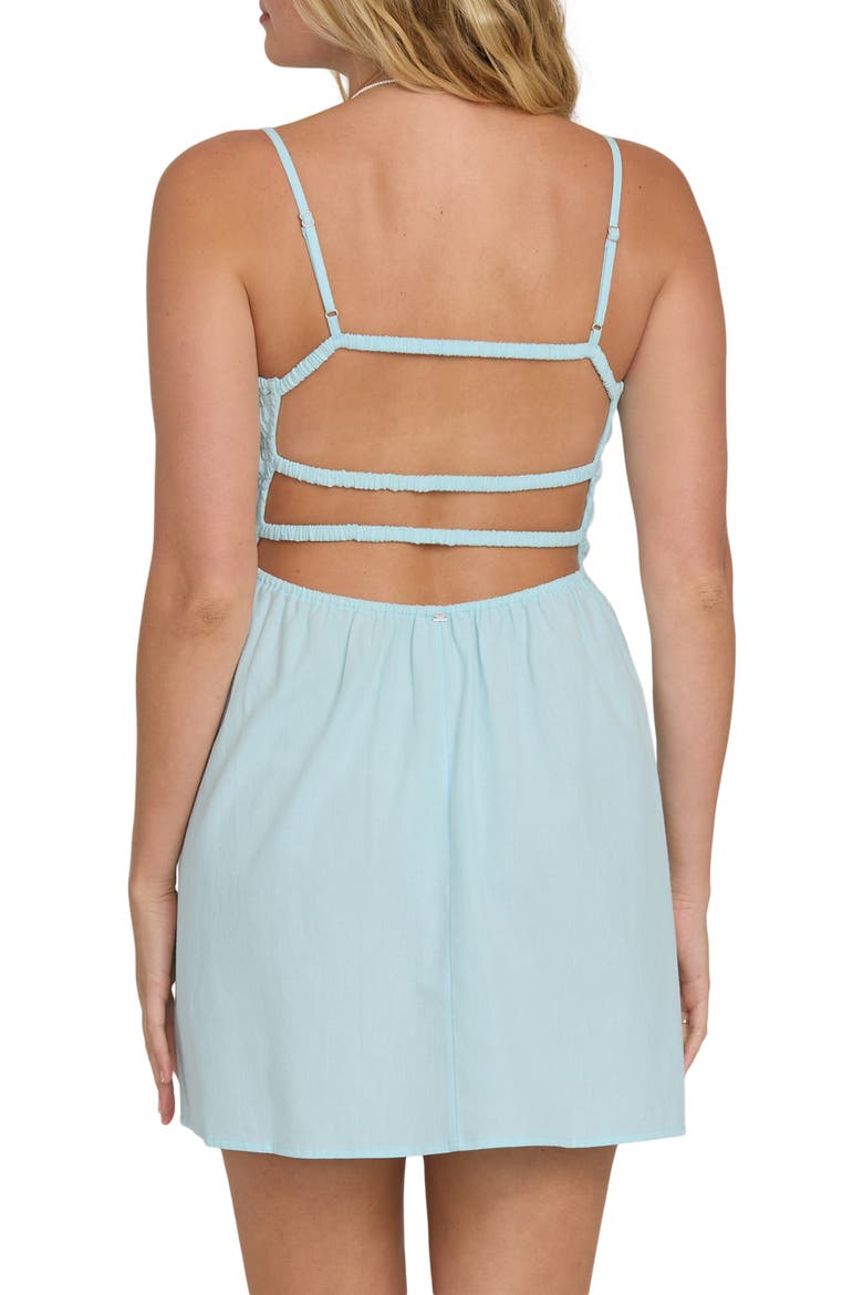 Suns Out Fit & Flare Minidress, Alternate, color, CLEARWATER