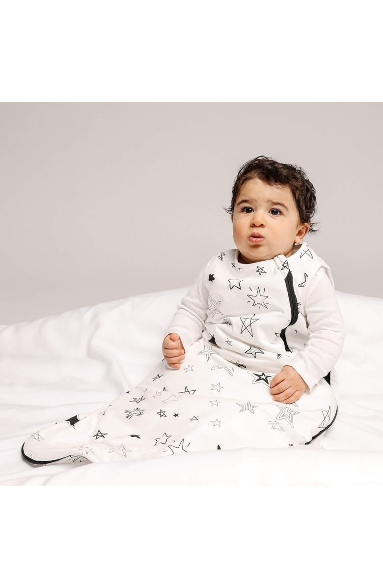 Norani Organic Sleep Sack with Added Insert for All Seasons, Alternate, color, Stars