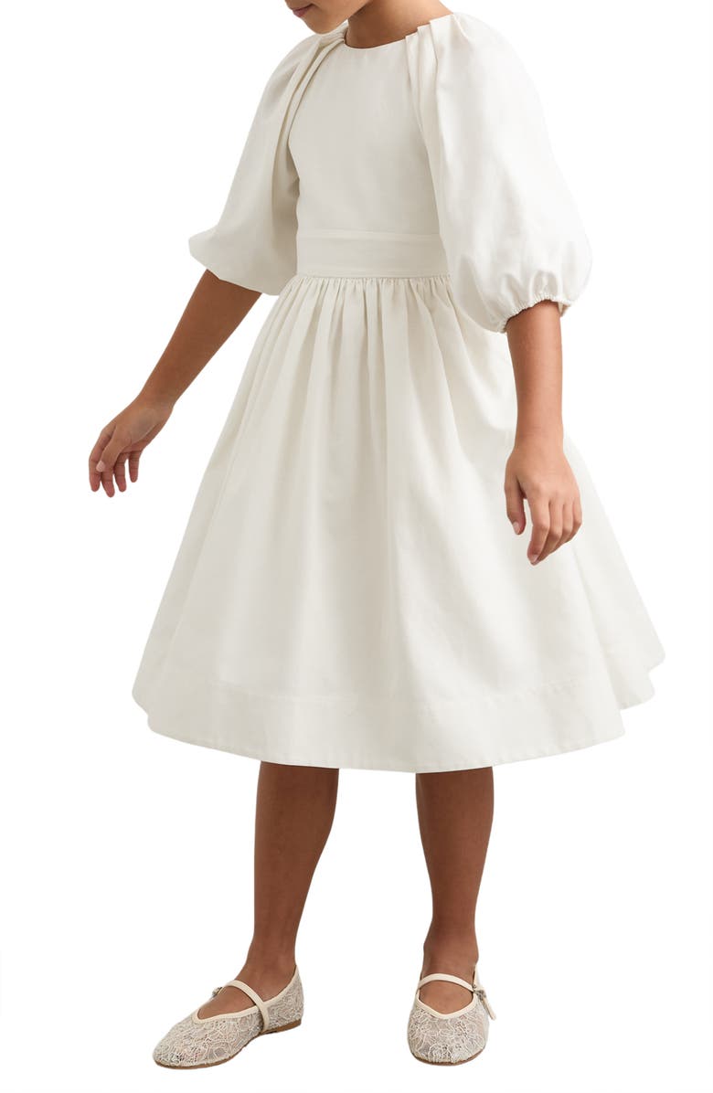 Reiss Kids' Mae Dress, Alternate, color, White
