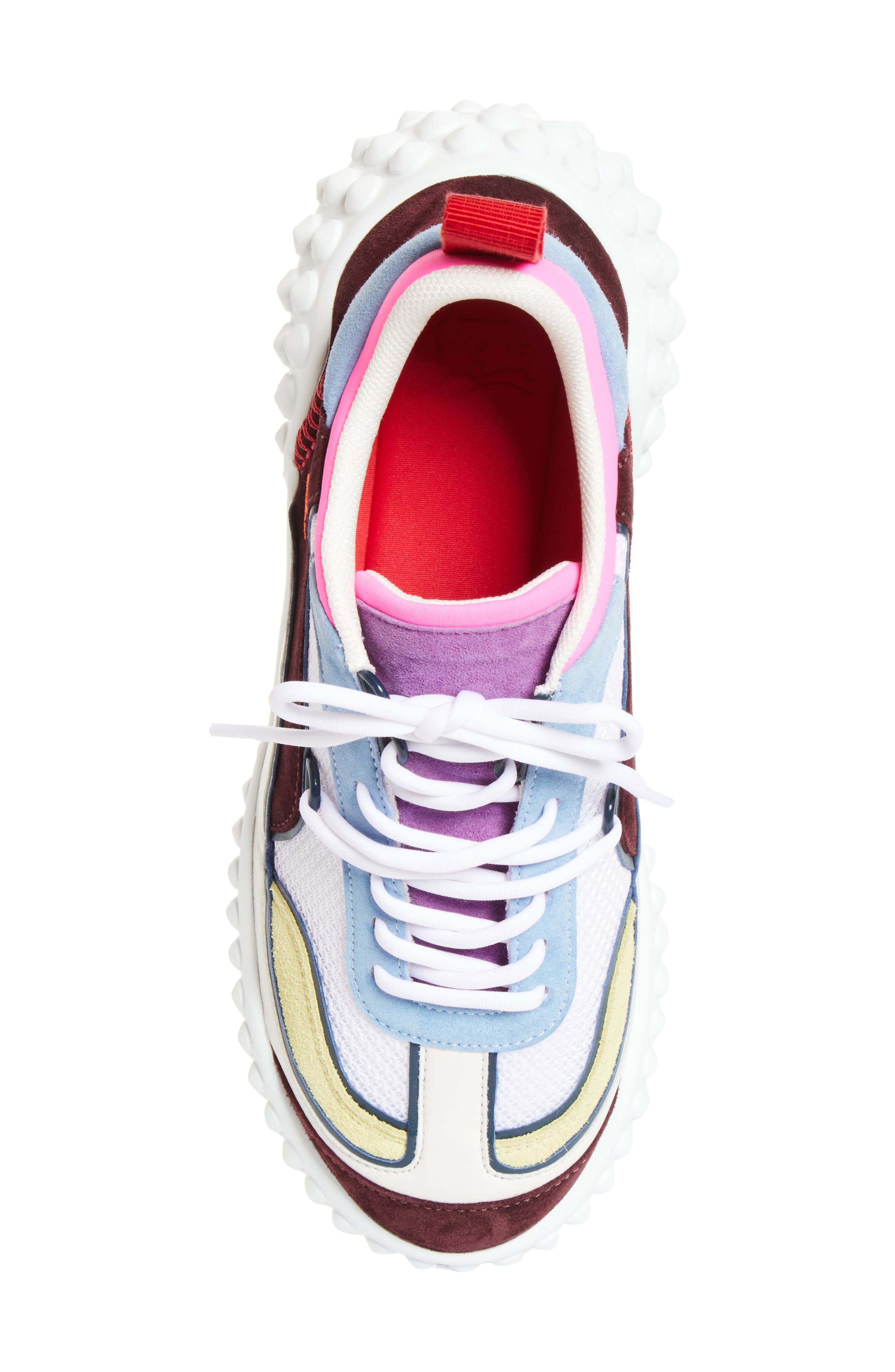 Christian Louboutin Mara Runner Sneaker, Alternate, color, Version Ceruleo/ Amara
