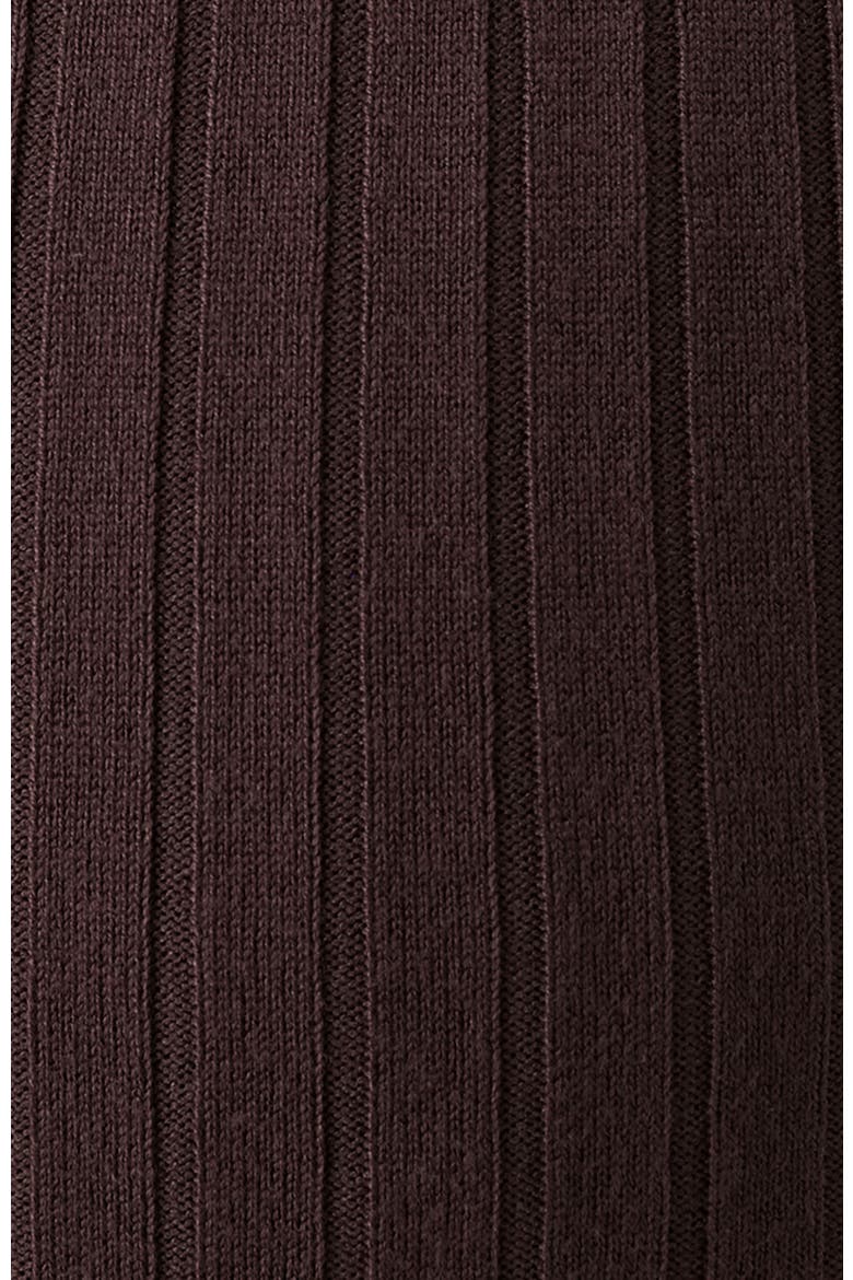 Nella Knit Ribbed Maternity and Nursing Midi Dress, Alternate, color, Cocoa