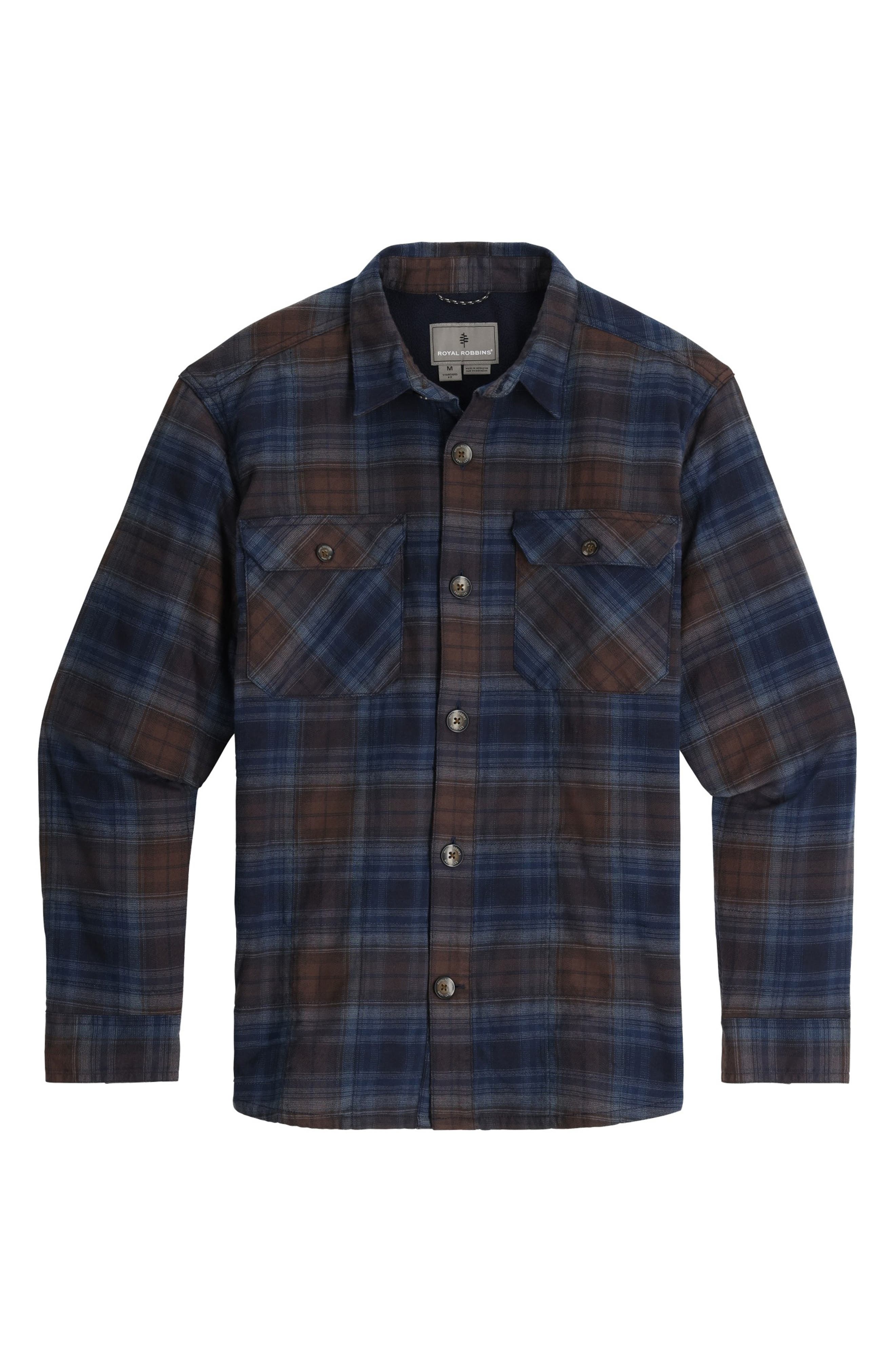 Snowcap Plaid Fleece Lined Shirt - image 2