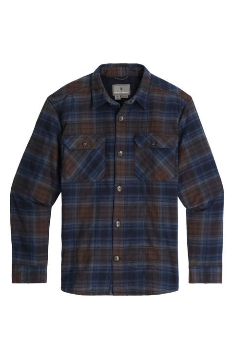 Snowcap Plaid Fleece Lined Shirt