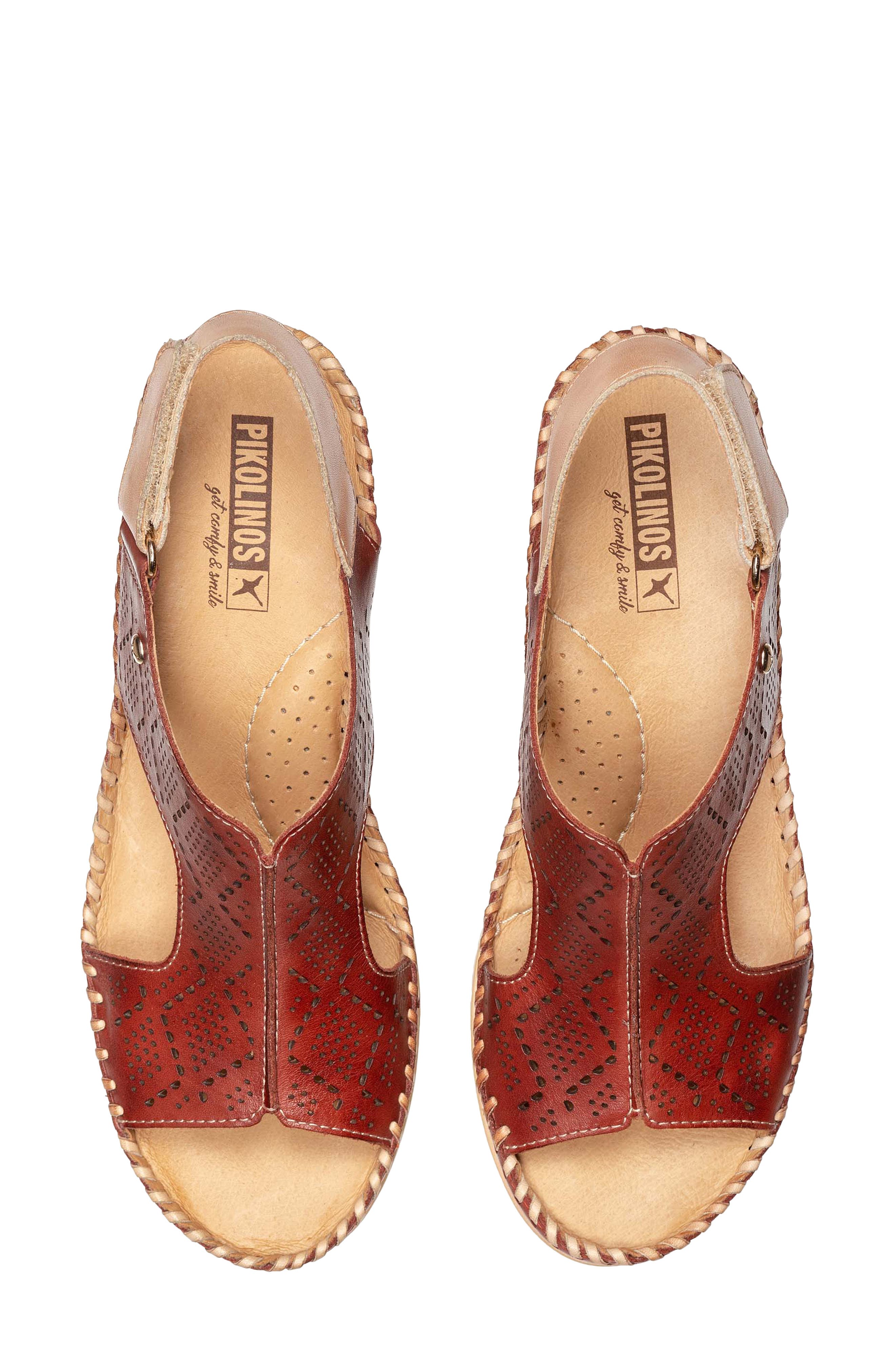 PIKOLINOS Aguadulce Slingback Wedge Sandal, Alternate, color, Sandia