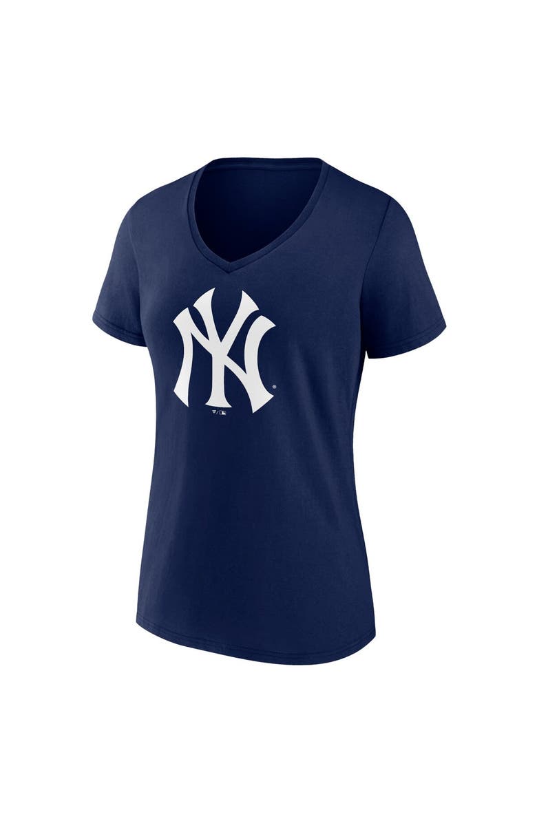 FANATICS Women's Fanatics Branded Navy New York Yankees Plus Size Mother's Day #1 Mom V-Neck T-Shirt, Alternate, color, 