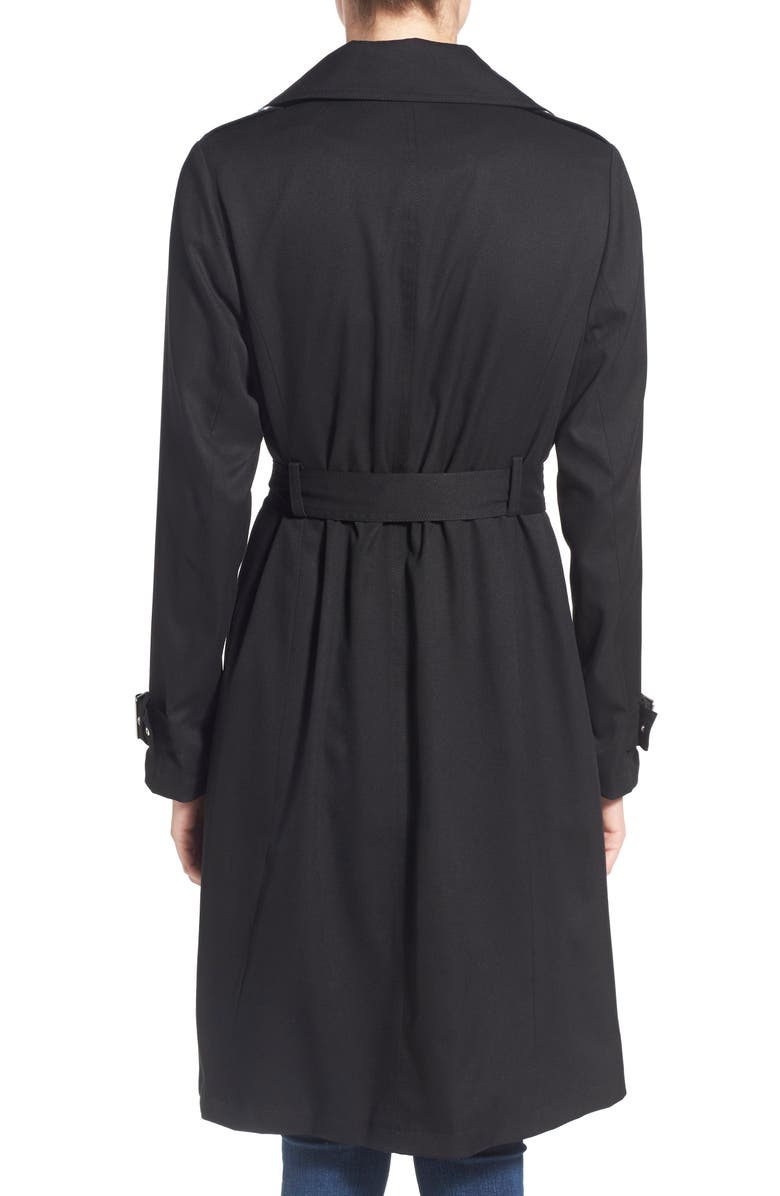 French Connection Twill Trench Coat, Alternate, color, 