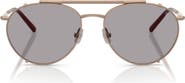 Brunello Cucinelli 56mm Polarized Pilot Sunglasses