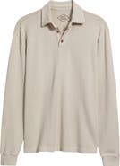 ALEX CRANE Caza Rib Organic Cotton Long Sleeve Polo