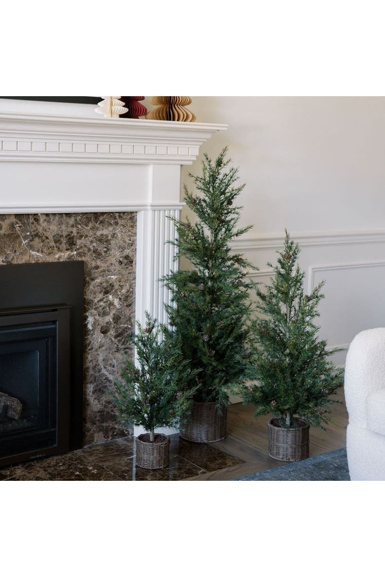 2' Pine Tree, Alternate, color, Green