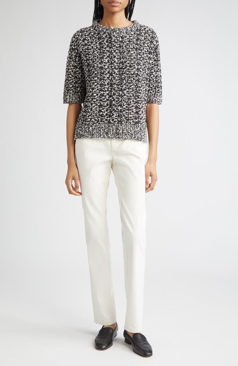 Lafayette 148 New York Marled Crewneck Sweater, Alternate, color, 